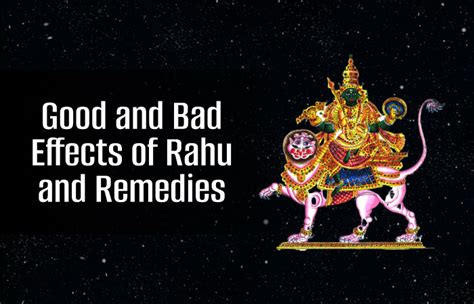 Good and Bad Effects of Rahu and Remedies! - Namoastro