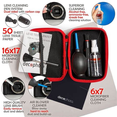 Deco Gear All-in-One Camera Cleaning Kit for DSLR & Mirrorless Camera