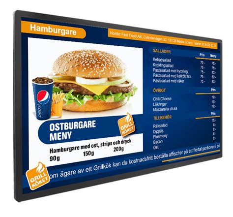 Digital Menu Board Software