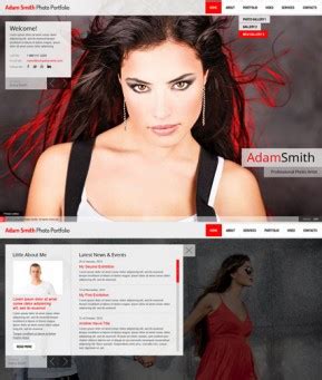 HTML5 Photography templates from www.bootstrap-template.com