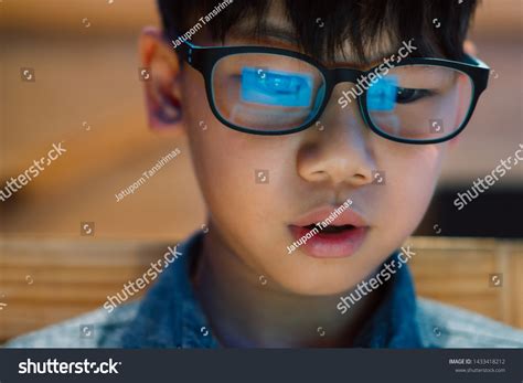 Closeup Smart Look Asian Preteenteenage Boy Stock Photo (Edit Now) 1433418212