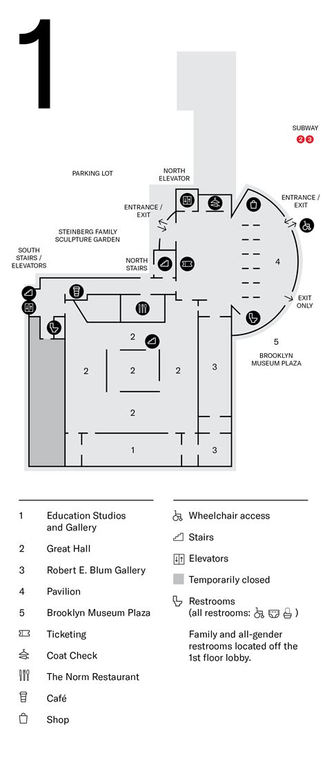 Brooklyn Museum: Floor Directory