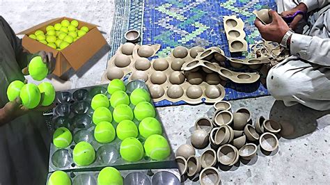 How Tennis Balls are Made | Tennis Balls Manufacturing | Tennis Ball ...