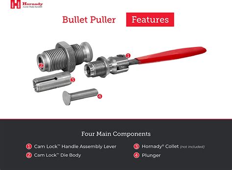 Reloading Equipment Hornady 050095 Cam Lock Bullet Puller Sporting Goods