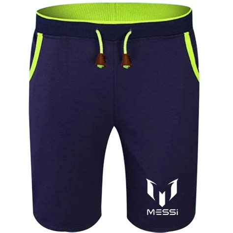 Summer Cotton Shorts Lionel Messi Barcelona Argentina Men Fashion ...