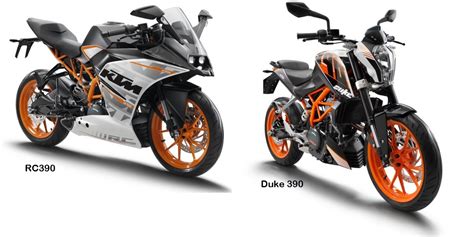 6 Spec Differences Between Duke 390 & RC390