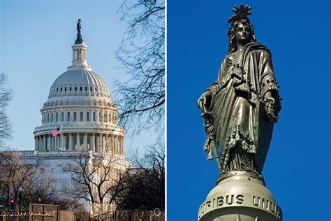 Who is on top of the Capitol building? | The US Sun