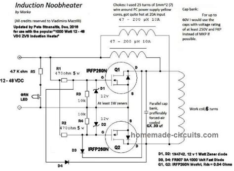 2 Simple Induction Heater Circuits – Hot Plate Cookers – Homemade Circuit Projects