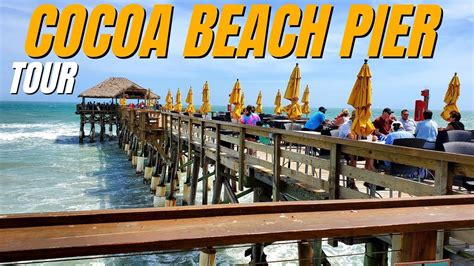 Cocoa Beach Pier Walking Tour (Cocoa Beach Florida USA) - YouTube