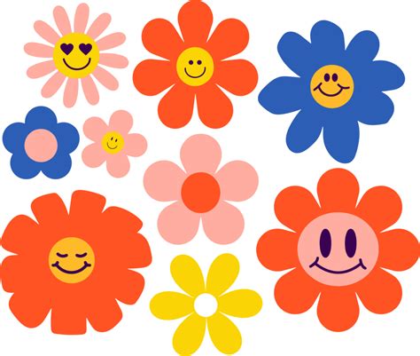 retro flowers SVG - Free retro flowers SVG Download - svg art