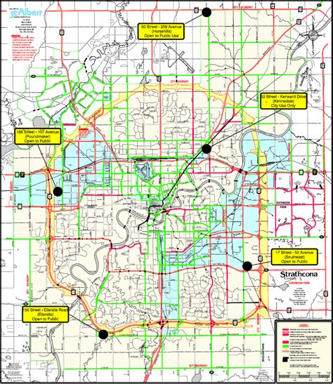 City Of Edmonton Maps - Map Of The World