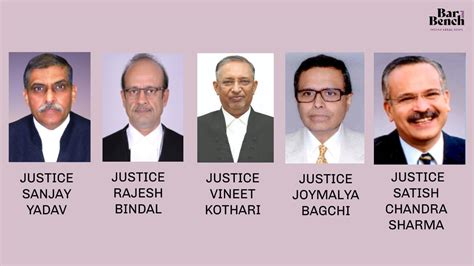 Collegium recommends transfer of five High Court Judges