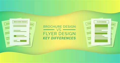 Brochure Design vs Flyer Design - Key Differences