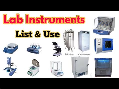 Science Equipment List