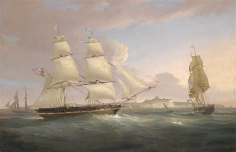 File:The Merchant Snow Peru off Dover, oil on canvas painting by William John Huggins.jpg ...