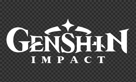 HD White Genshin Impact Game Logo PNG | Citypng | Game logo, ? logo ...