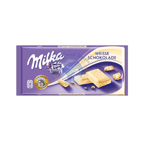 Milka White Chocolate 100G - Euro Food Deals