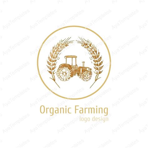 Organic Farming logo – AYA Templates