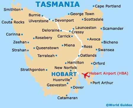 Map of Hobart Airport (HBA): Orientation and Maps for HBA Hobart Airport