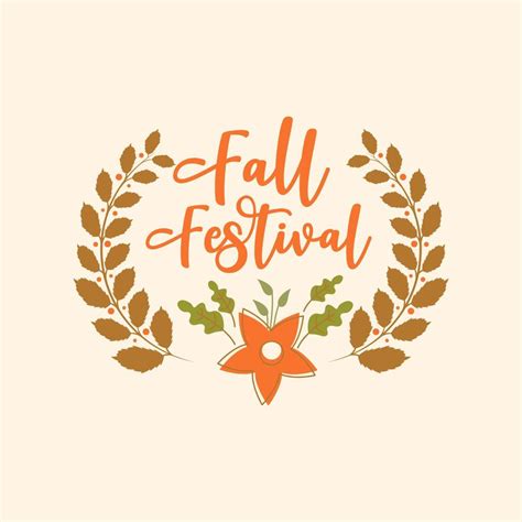 Fall Festival element Vector design illustration 4302313 Vector Art at ...