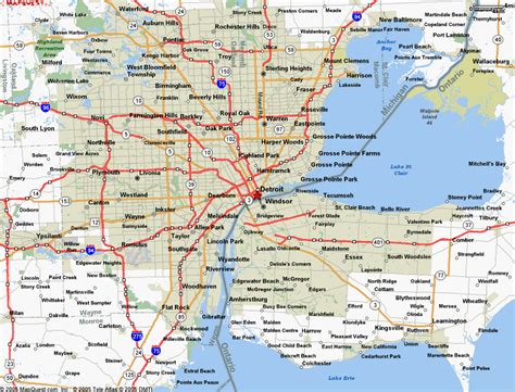 Detroit Subway Map - Map - Travel - Holiday - Vacations