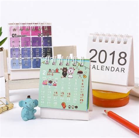 The Mini Desktop Calenders are so compact and cute! They are the perfect addition to your desk ...