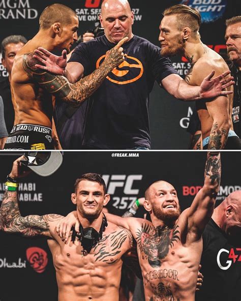 Dustin Poirier vs Conor McGregor, 2014 vs 2021 : r/MMA