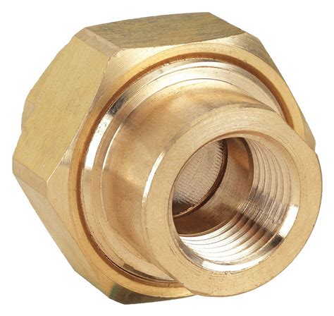 Brass, 1/2 in x 1/2 in Fitting Pipe Size, Union - 6AYY5|6AYY5 - Grainger