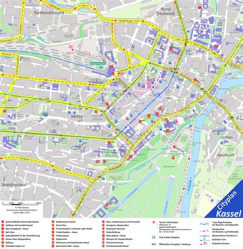 Kassel Sightseeing Map