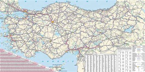 Salt Research T Rkiye Karayollar Haritas Turkey Highway Map - Bank2home.com