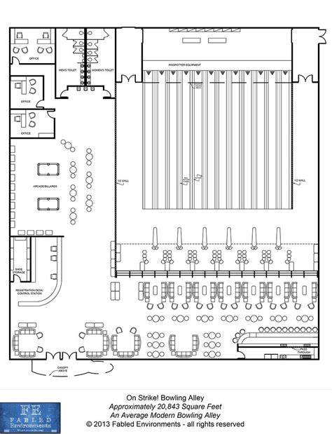 Bowling Alley Floor Plan - Image to u