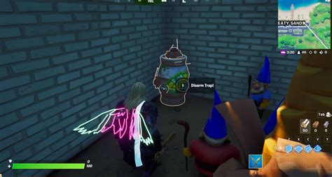 Fortnite Season 4 Secret Quest Free XP - Disarming Gnome Traps Locations - Fortnite Insider