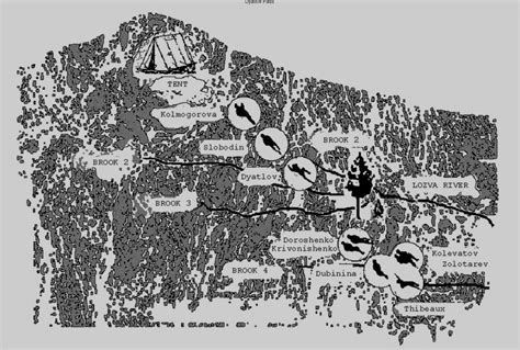 Dyatlov Pass Incident Map