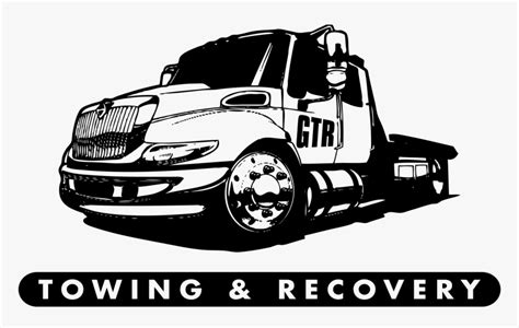 Towing Truck Logo 3 By Brandon - Flatbed Tow Truck Logo, HD Png ...