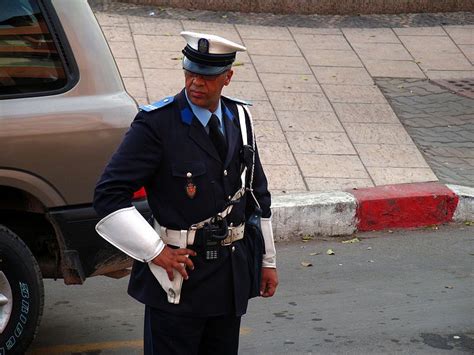 British men, Police, Morocco