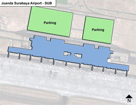 Surabaya Juanda SUB Airport Terminal Map