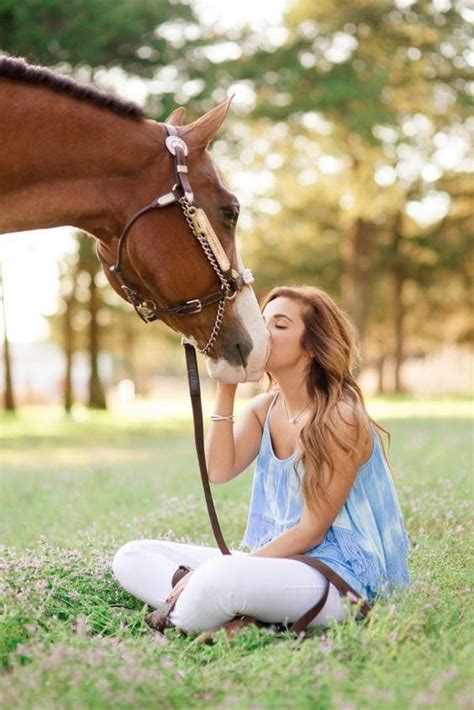 Amazing Photographs of Girl & Horse | 40+ pictures 🔥 | Horse senior pictures, Horse photography ...