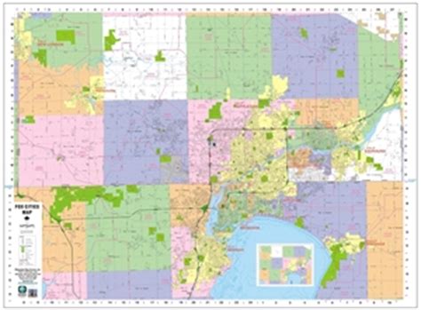 TheMapStore | Appleton & Fox Cities Wall Map