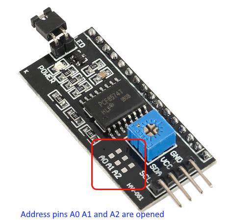 DIY Electronics Projects and Tutorials: PCF8574T I2C LCD Example with Arduino Uno