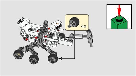 LEGO Technic 30682, NASA Mars Rover Perseverance - building instructions - YouTube