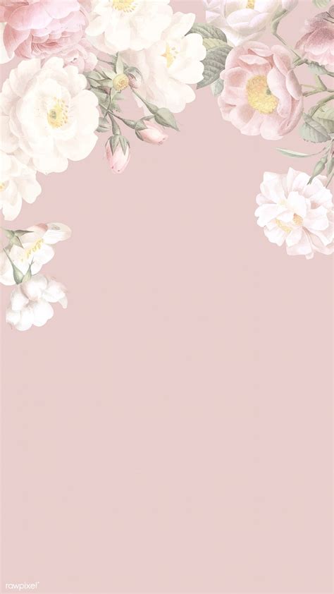 Exquisite Floral Frame Design Vector