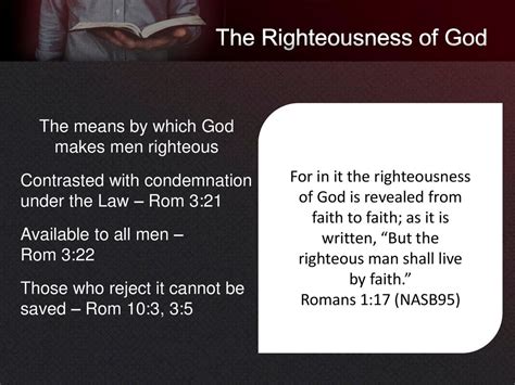 The Righteousness of God - ppt download