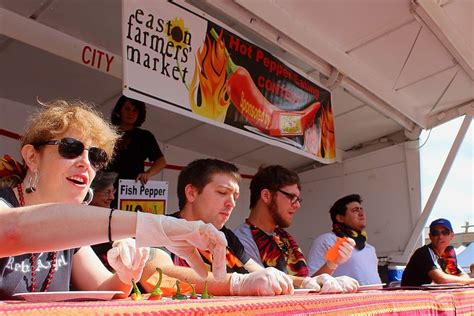 Easton Public Market Hot Pepper Eating Contest at Easton Farmers' Market - Easton Public Market