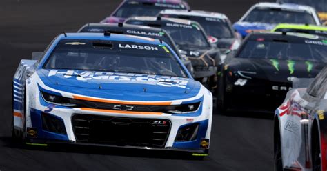 Kyle Larson wins Brickyard 400 under caution in double overtime at Indianapolis