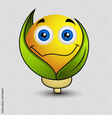 Vegetarian Emoji Smiley Emoticon Stock Vector | Adobe Stock