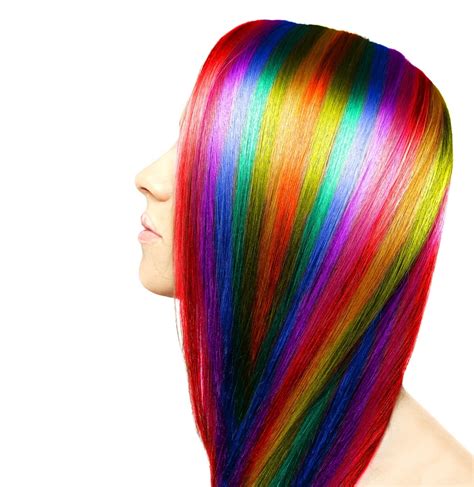 Rainbow Hair Color