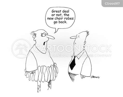 Choir Robes Cartoons and Comics - funny pictures from CartoonStock