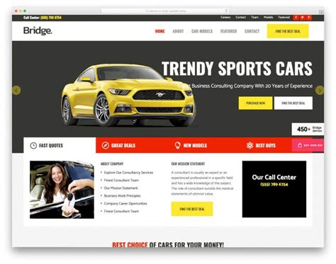 26 Car Dealer Website Templates For Zippy User Experience - uiCookies