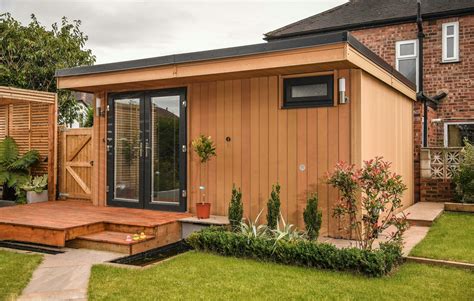 Composite cedar cladding | Летние домики, Гостевые домики, Планы беседки