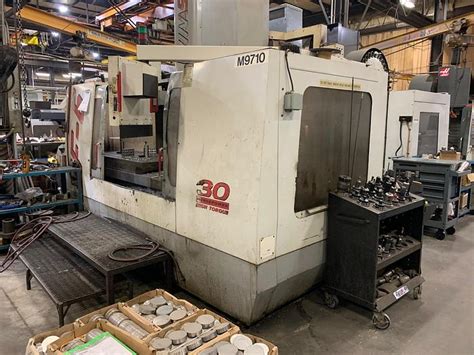 Used Haas VF6/50 CNC Vertical Machining Center w/4th Axis Brushless Dr ...